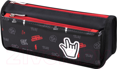 Изображение товара Пенал Юнландия Cool vibes / 271573 (черный)