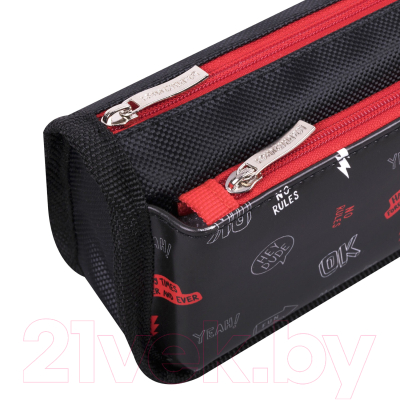Изображение товара Пенал Юнландия Cool vibes / 271573 (черный)