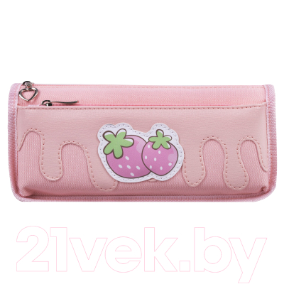 Пенал Юнландия Strawberry shortcake / 271577 (розовый)