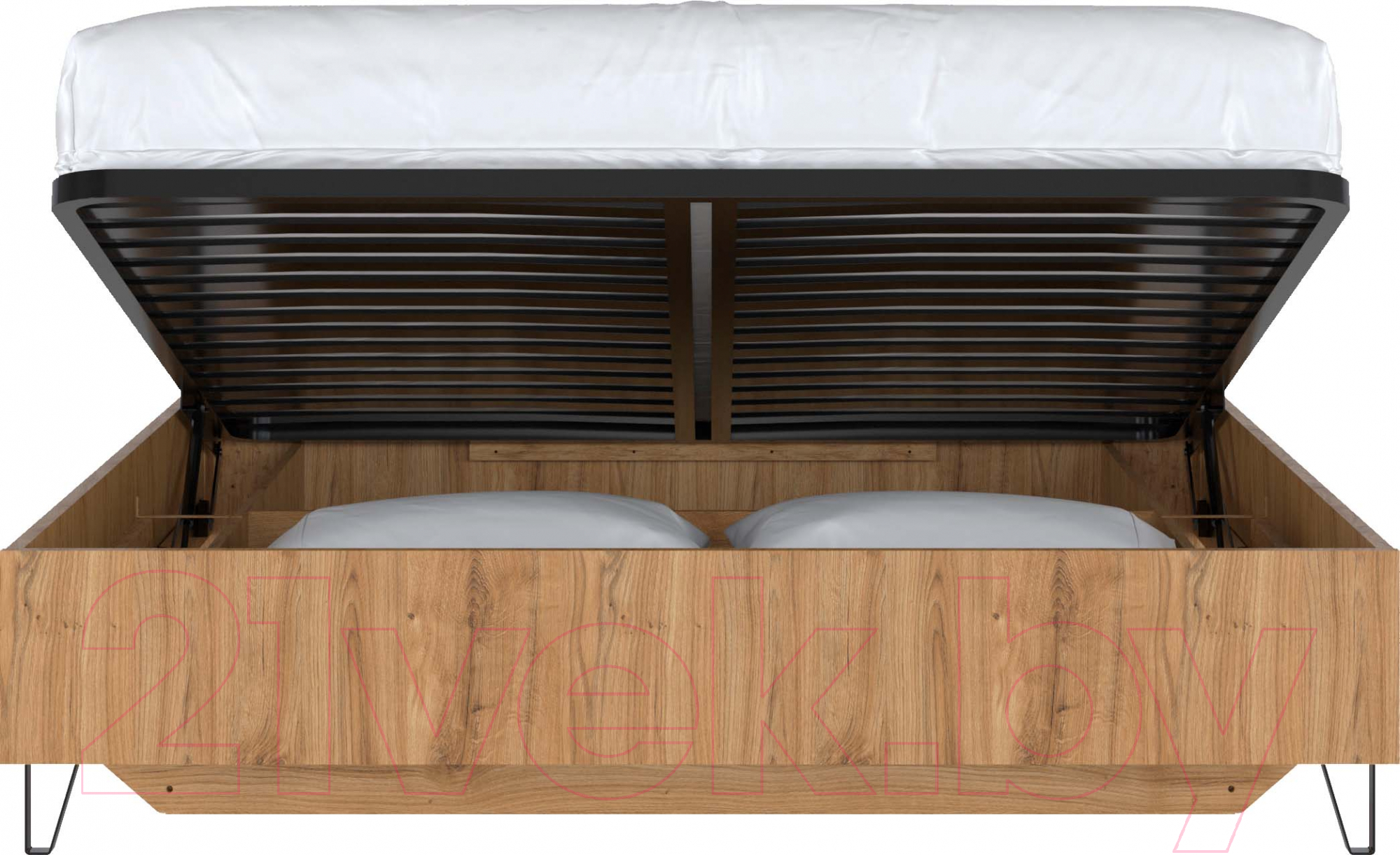 Двуспальная кровать Black Red White Grace LOZ160x200 с подъемным механизмом