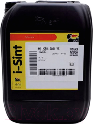 Моторное масло Eni I-Sint Tech VK 0W30 (20л)