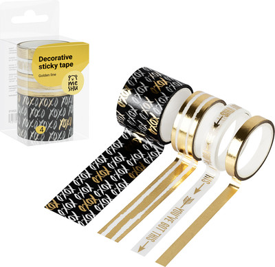 Набор лент декоративных Meshu Golden Line / MS_52075 (4шт) -