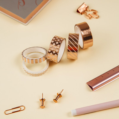 Набор лент декоративных Meshu Shiny Pattern / MS_52081 (5шт) -