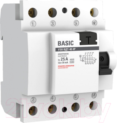 Устройство защитного отключения EKF elcb-4-25-30e-sim