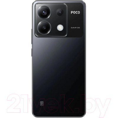 Смартфон POCO X6 5G 12GB/256GB / 23122PCD1G (черный)