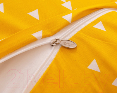 Комплект постельного белья с одеялом Sofi de Marko Дино / Дет-Ком-27 (желтый)