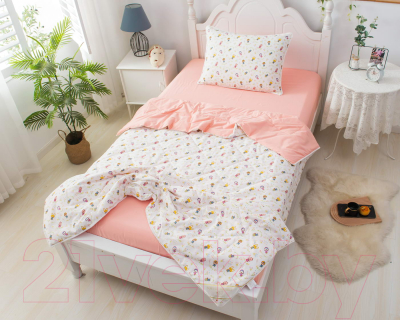 Комплект постельного белья с одеялом Sofi de Marko Зверушки мини / Дет-Ком-69