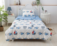 Комплект постельного белья с одеялом Sofi de Marko Морские рыбки / Дет-Ком-73 - 