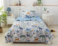 Комплект постельного белья с одеялом Sofi de Marko Саванна / Дет-Ком-70 (синий) - 