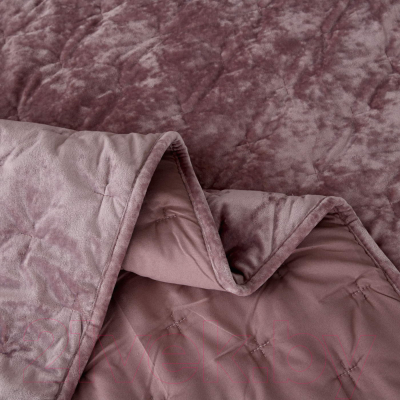 Набор текстиля для спальни Sofi de Marko Алира 160х220 / Пок-Ал-160х220пр (пепел-роза)