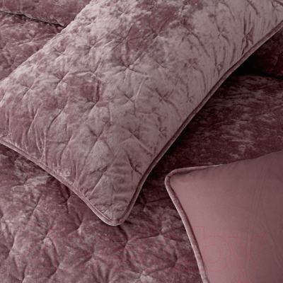 Набор текстиля для спальни Sofi de Marko Алира 160х220 / Пок-Ал-160х220пр (пепел-роза)