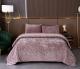 Набор текстиля для спальни Sofi de Marko Алира 160х220 / Пок-Ал-160х220пр (пепел-роза) - 