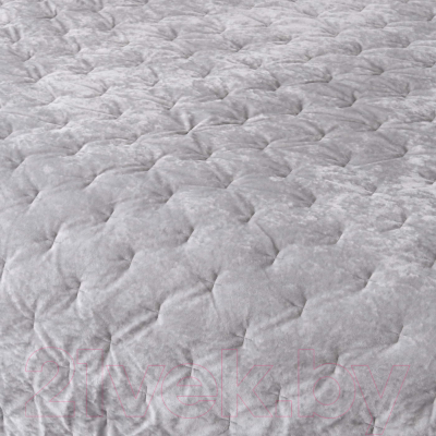 Набор текстиля для спальни Sofi de Marko Алира 160х220 / Пок-Ал-160х220сс (светло-серый)