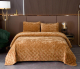 Набор текстиля для спальни Sofi de Marko Алира 240x260 / Пок-Ал-240x260г (горчичный) - 