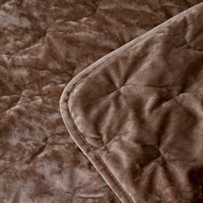 Набор текстиля для спальни Sofi de Marko Алира 240x260 / Пок-Ал-240x260к (капучино)