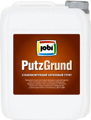Грунтовка Jobi PutzGrund Акриловая укрепляющая (10л) - 