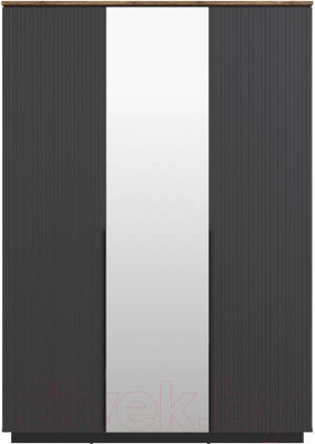Шкаф Black Red White San Gimignano SZF3D (антрацитовый/дуб нокс)