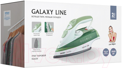 Утюг Galaxy Line GL 6134 (зеленый/белый)