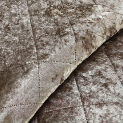 Набор текстиля для спальни Sofi de Marko Галаксия 240х260 / Пок-Г205-240х260 (бежевый)