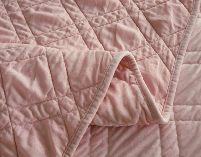 Набор текстиля для спальни Sofi de Marko Селена 240х260 / Пок-СЛп-240х260 (пудровый)