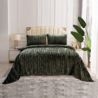 Набор текстиля для спальни Sofi de Marko Теона 240х260 / Пок-Т-240х260з (зеленый) - 