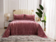 Набор текстиля для спальни Sofi de Marko Теона 240х260 / Пок-Т-240х260пр (пепельно-розовый) - 