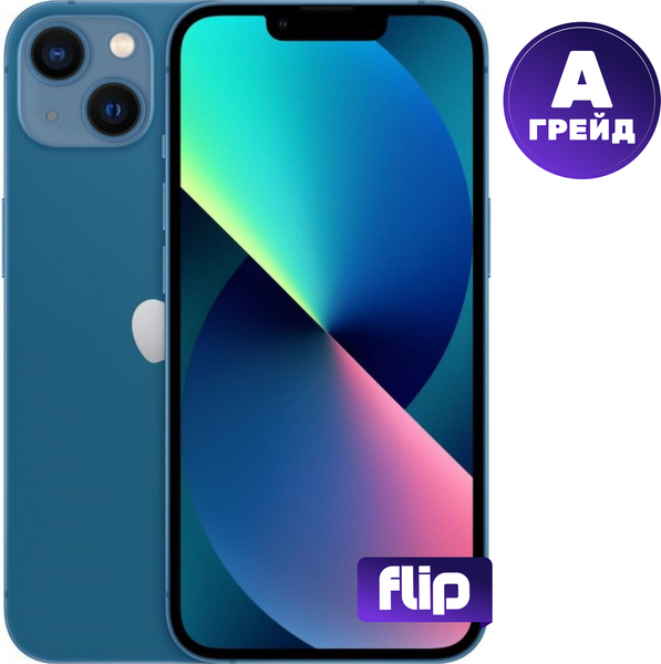 Смартфон восстановленный Apple iPhone 13 256GB Flip Грейд A (синий)