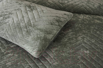 Набор текстиля для спальни Sofi de Marko Фернанд 240х260 / Пок-Фр-240х260из (изумрудный)