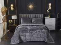 Набор текстиля для спальни Sofi de Marko Фернанд 160х220 / Пок-Фр-160х220ср (серый) - 