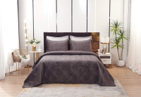 Набор текстиля для спальни Sofi de Marko Ариэль 240x260 / Пок-Ари-240x260м (мокко) - 