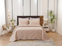 Набор текстиля для спальни Sofi de Marko Ариэль 240x260 / Пок-Ари-240x260сб (светло-бежевый) - 
