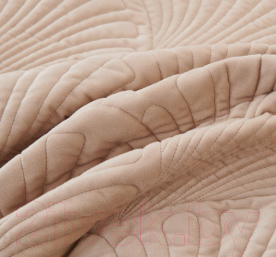 Набор текстиля для спальни Sofi de Marko Ариэль 240x260 / Пок-Ари-240x260сб (светло-бежевый)