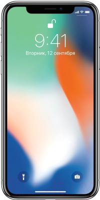 Смартфон Apple iPhone X 256GB / 2AQMAG2 восстановленный Breezy Грейд A (серебристый)