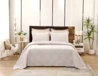 Набор текстиля для спальни Sofi de Marko Ариэль 240x260 / Пок-Ари-240x260ср (серебристый) - 