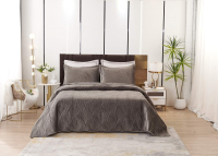 Набор текстиля для спальни Sofi de Marko Ариэль 240x280 / Пок-Ари-240x280с (серый) - 