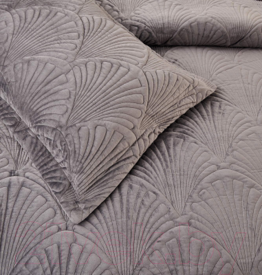 Набор текстиля для спальни Sofi de Marko Ариэль 240x280 / Пок-Ари-240x280а (антрацитовый)