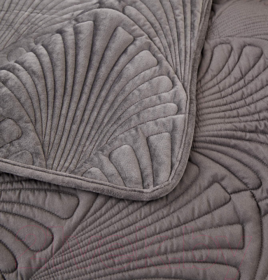 Набор текстиля для спальни Sofi de Marko Ариэль 240x280 / Пок-Ари-240x280а (антрацитовый)