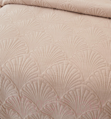 Набор текстиля для спальни Sofi de Marko Ариэль 240x280 / Пок-Ари-240x280сб (светло-бежевый)