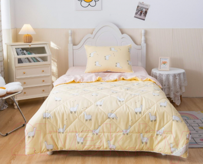 Комплект постельного белья с одеялом Sofi de Marko Альпака / Дет-Ком-59 (желтый)