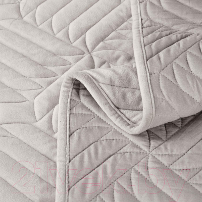 Набор текстиля для спальни Sofi de Marko Армандо 240х260 / Пок-Арм-240х260сс (светло-серый)