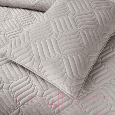 Набор текстиля для спальни Sofi de Marko Армандо 240х260 / Пок-Арм-240х260сс (светло-серый)