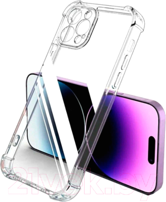 Чехол-накладка Digitalpart Для iPhone 15 Pro (прозрачный)