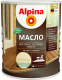 Масло для древесины Alpina Для террас, лестниц и мебели шелковисто-глянцевое (750мл) - 