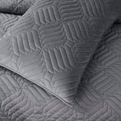 Набор текстиля для спальни Sofi de Marko Армандо 240х260 / Пок-Арм-240х260с (серый)