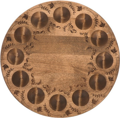 Блюдо для яиц Collaba Time С узором, для 12 яиц и кулича / 962511 - 