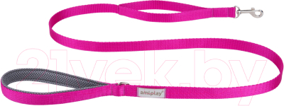 Поводок Ami Play Samba M (150x2, розовый)