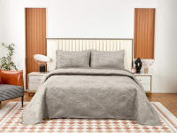 Набор текстиля для спальни Sofi de Marko Бенита 160х220 / Пок-Бн-160х220м (мокко) - 