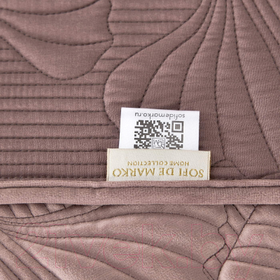 Набор текстиля для спальни Sofi de Marko Бенита 240x260 / Пок-Бн-240x260л (лиловый)
