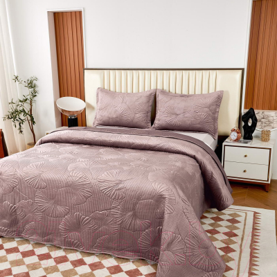 Набор текстиля для спальни Sofi de Marko Бенита 240x260 / Пок-Бн-240x260л (лиловый)