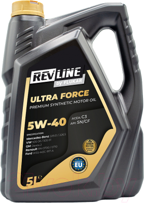 Моторное масло Revline Ultra Force C3 5W40 / RUFC35405 (5л)